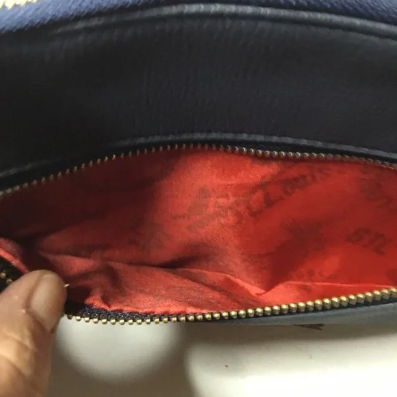 St. Louis Cardinals Baseball Navy Blue Red Gold Chain Crossbody Purse Bag NWOT - Picture 6 of 9